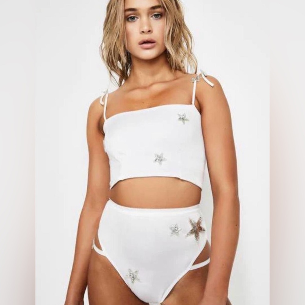 East N West 2 Piece White Star Set